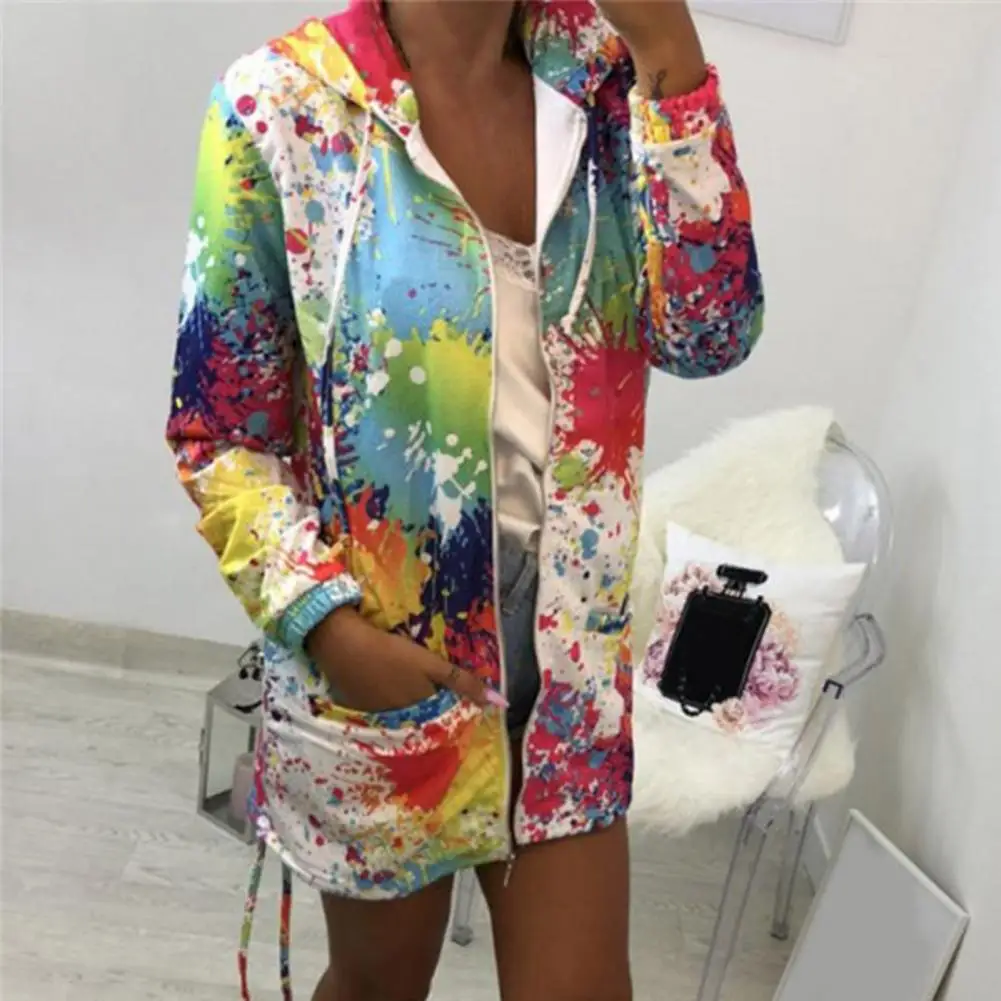 Outwear Fabulous Tie Dye Drawstring Lightweight Cardigan Coat Pockets Sweatshirt Hooded for Outdoor
Outwear Fabulous Tie Dye Drawstring Lightweight Cardigan Coat Pockets Sweatshirt Hooded for Outdoor