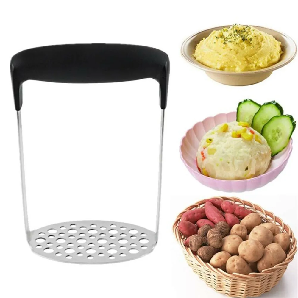 High Quality Vegetable Potato Masher Stainless Steel Household Kitchen Tool Vegetable Potato Masher Fruit & Vegetable Tools
High Quality Vegetable Potato Masher Stainless Steel Household Kitchen Tool Vegetable Potato Masher Fruit & Vegetable Tools