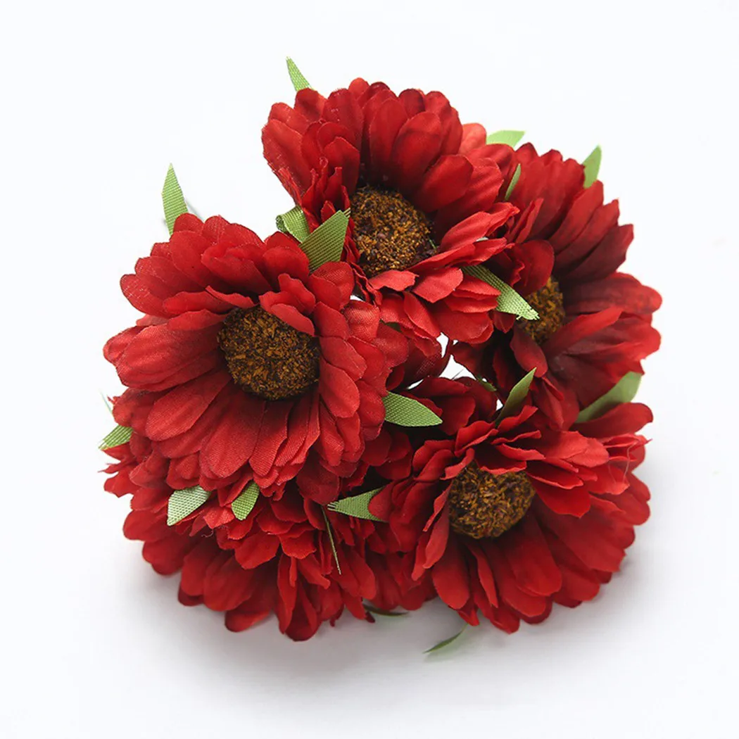 6 Heads Artificial Gerbera Daisy Real Touch Flowers Bouquet Garden Home Decor High Quality 2021 New
6 Heads Artificial Gerbera Daisy Real Touch Flowers Bouquet Garden Home Decor High Quality 2021 New