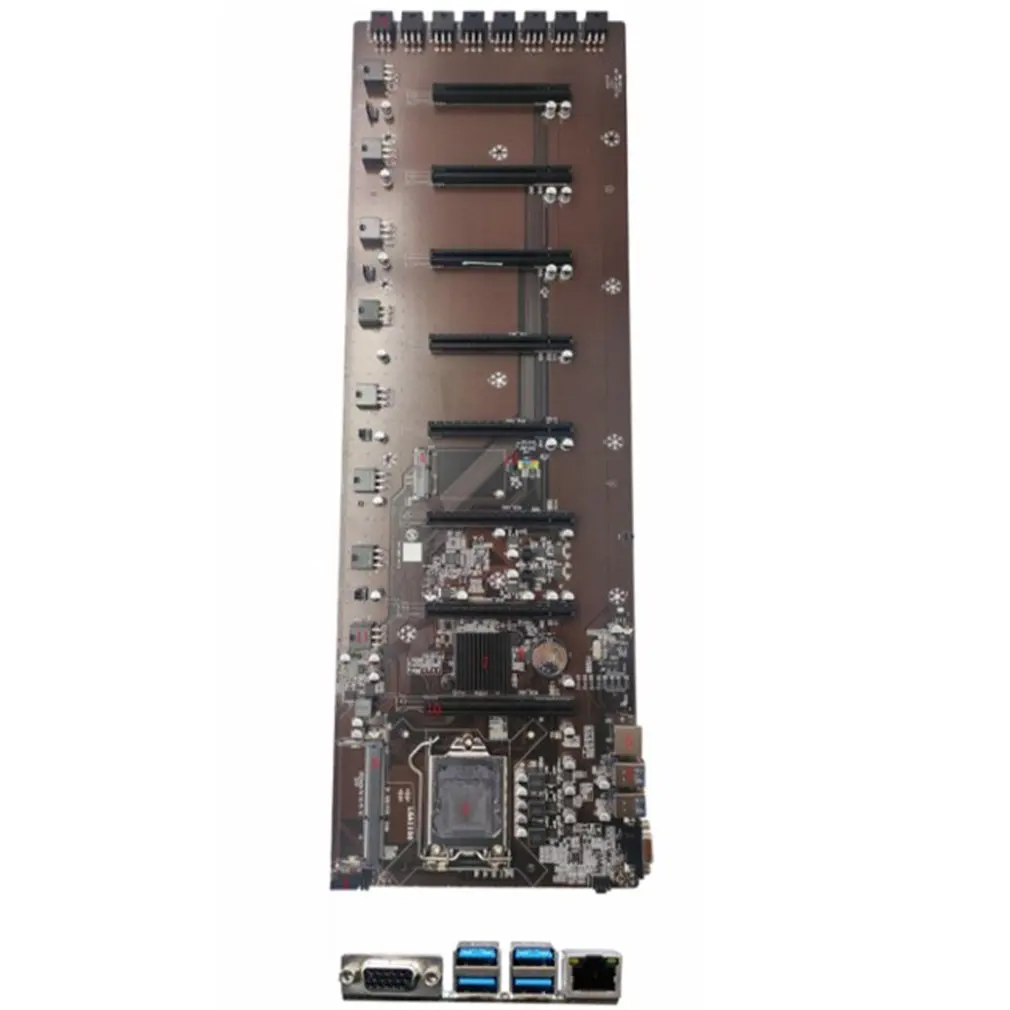 B85 ETH Miner Motherboard For CPU Set 8 Video Card Slot For DDR3 Memory Integrated VGA Interface Low Power
B85 ETH Miner Motherboard For CPU Set 8 Video Card Slot For DDR3 Memory Integrated VGA Interface Low Power