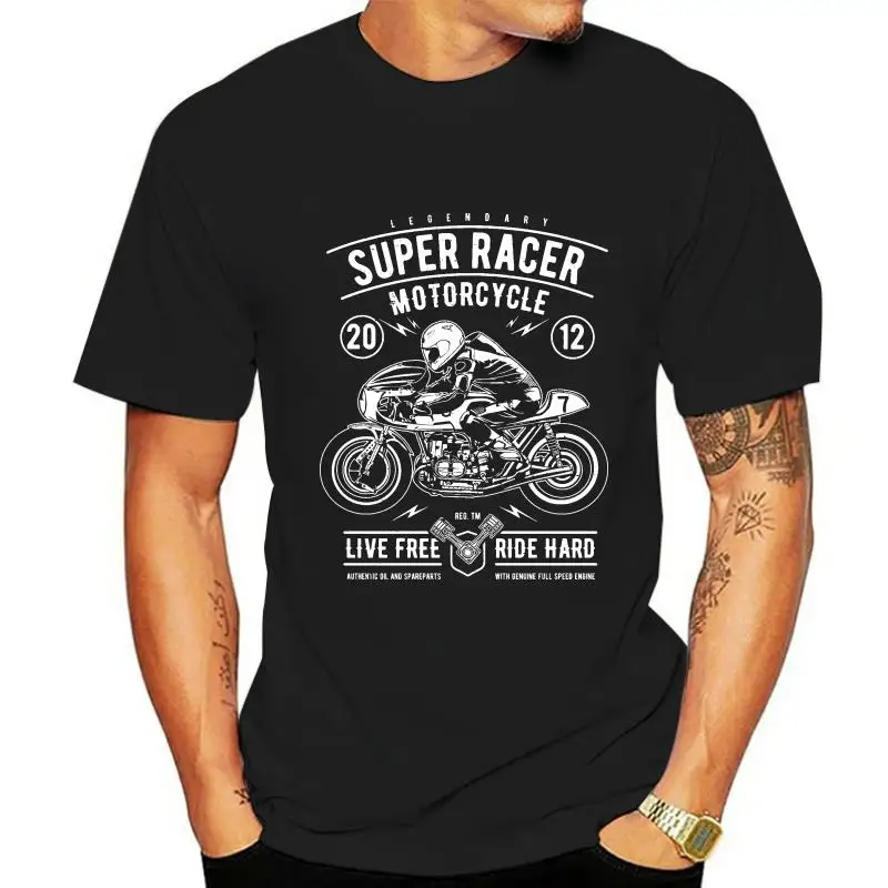 100% Cotton round neck cool man's T-shirt Super Racer Motorcycle Men's Cartoon fashion summer Fun T-shirt
100% Cotton round neck cool man's T-shirt Super Racer Motorcycle Men's Cartoon fashion summer Fun T-shirt