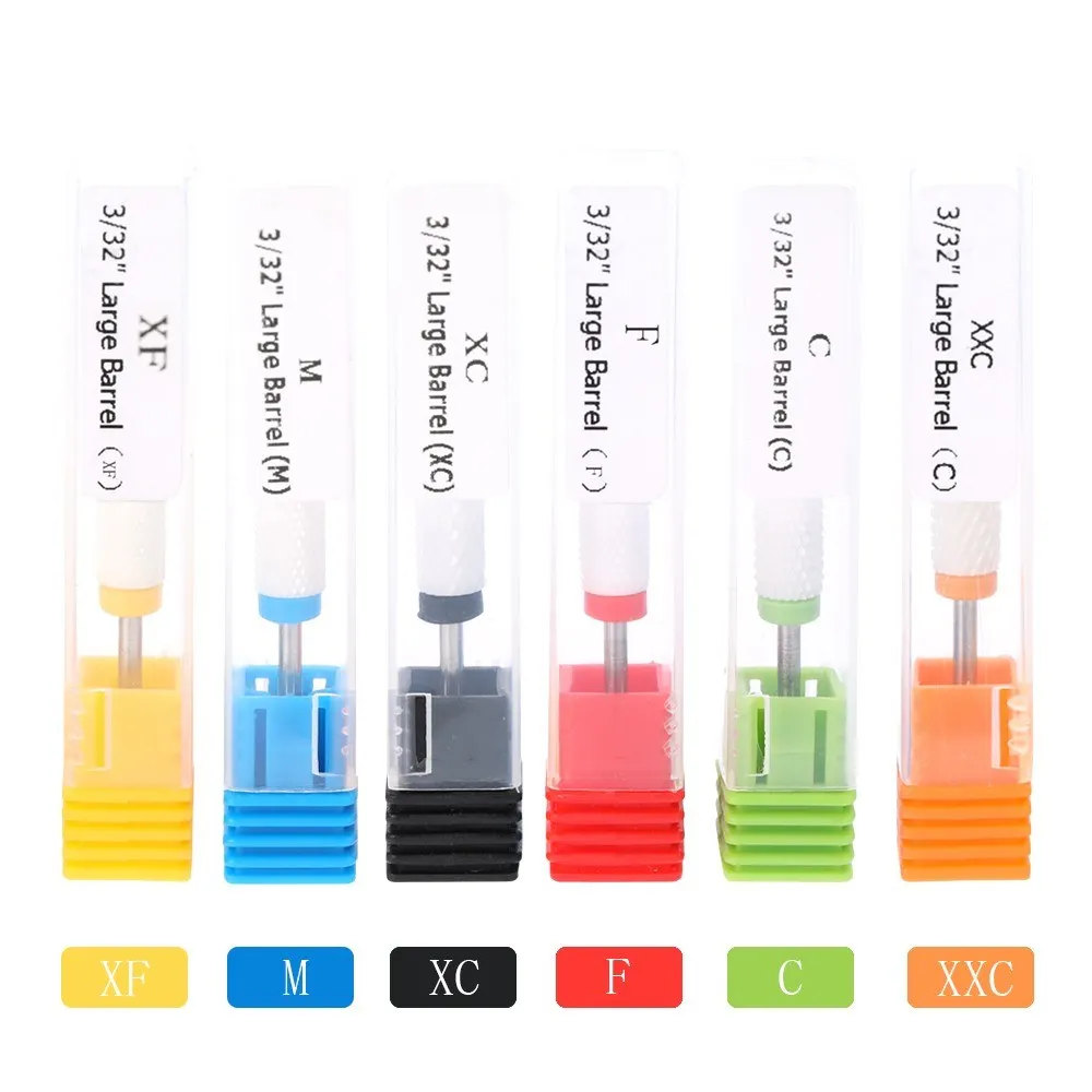 Electric Nail Drill Machine Accessory Ceramic Cuticle Clean Burr Drilling Bits Rotary Milling Cutters For Manicure Pedicure Tool
Electric Nail Drill Machine Accessory Ceramic Cuticle Clean Burr Drilling Bits Rotary Milling Cutters For Manicure Pedicure Tool