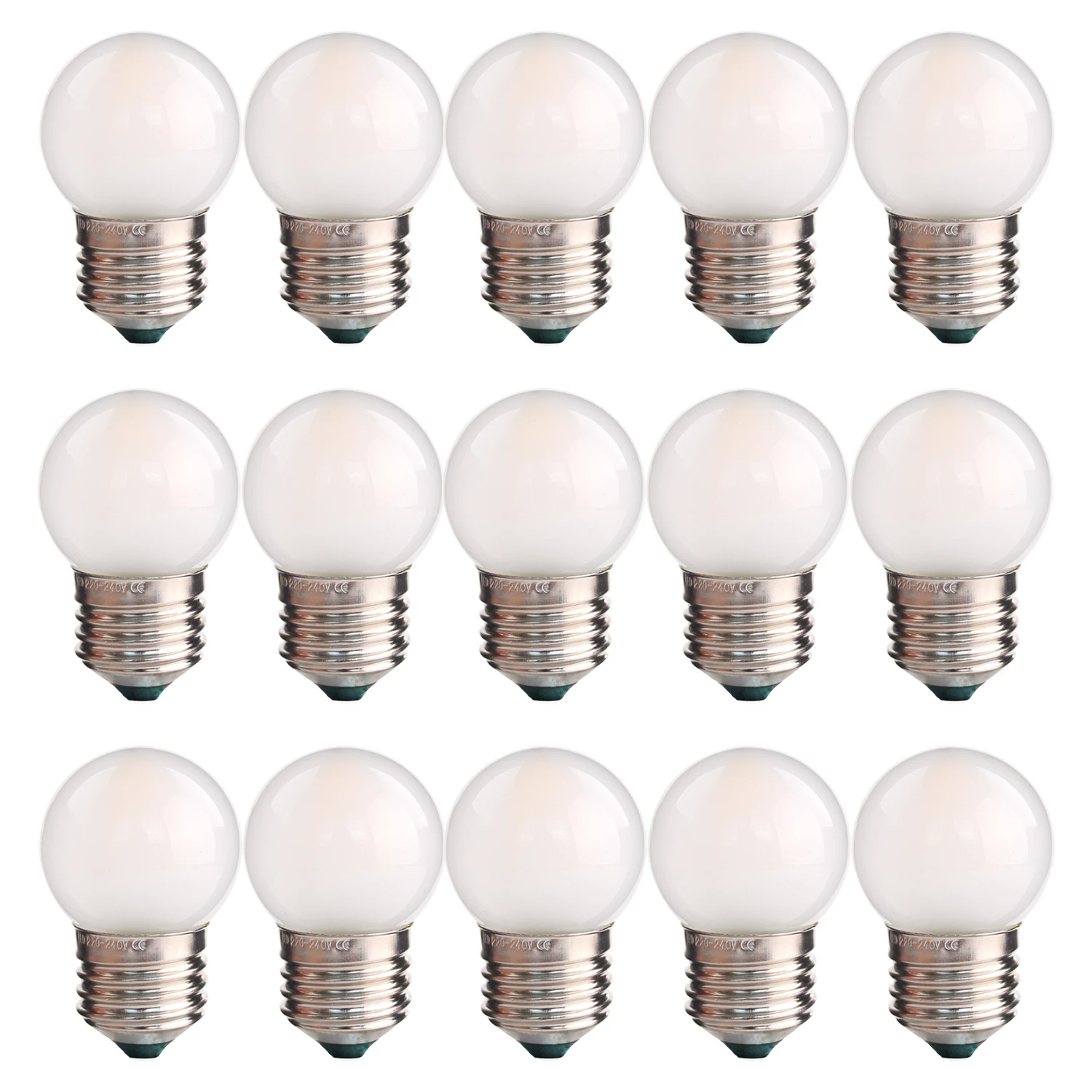 

G40 LED Mini Globe Light Bulb 1.5W Edison Filament Bulbs Warm White 2200K 6000K Vintage Decorative String LED Lamp E27 Base