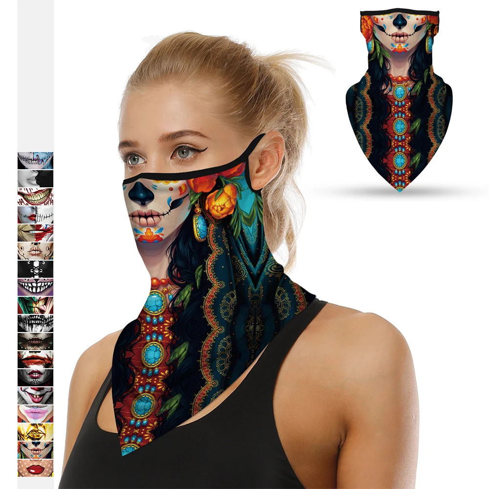 Fashion Sun Protection Scarf Neck Outdoor Sport Earloop Headband Unisex Multifunction Four Seasons Cycling Camping Scarf Mask 
Fashion Sun Protection Scarf Neck Outdoor Sport Earloop Headband Unisex Multifunction Four Seasons Cycling Camping Scarf Mask