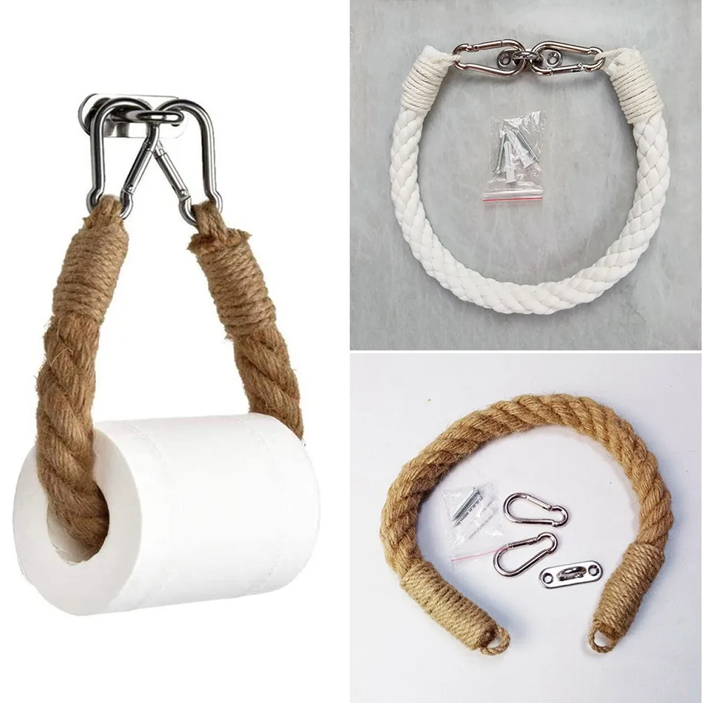 Vintage Weave Hanging Rope Jute Toilet Paper Towel Holder Toilet Roll Holder For Nautical, Rustic, Marine, Beach, Boat, Coast
Vintage Weave Hanging Rope Jute Toilet Paper Towel Holder Toilet Roll Holder For Nautical, Rustic, Marine, Beach, Boat, Coast