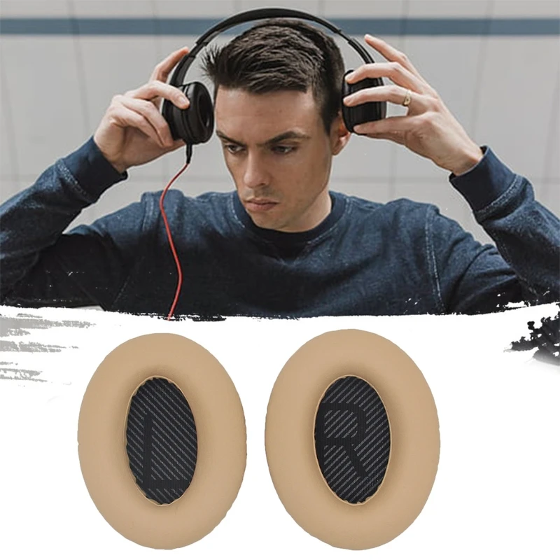 Gaming Headphone Earpad Cushion Cover Breathable Compatible with QC2 QC15 QC25 Pair Of Earpads Accessories Black
Gaming Headphone Earpad Cushion Cover Breathable Compatible with QC2 QC15 QC25 Pair Of Earpads Accessories Black
