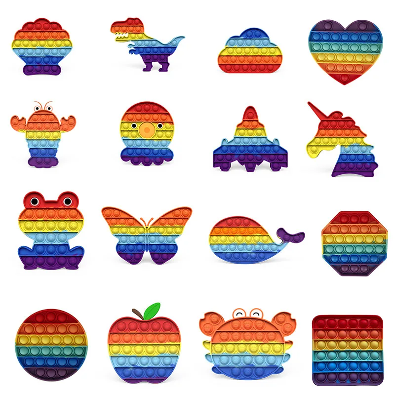 Rainbow Fidget Toys ,Stress Reliever Educational Toys Silicone Kneading Children's Toys Parent-child Games Fidget Toys
Rainbow Fidget Toys ,Stress Reliever Educational Toys Silicone Kneading Children's Toys Parent-child Games Fidget Toys