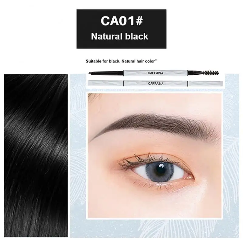 CAFFAINA Double-headed Eyebrow Pen Waterproof Long-lasting Non-marking Ultra-fine Black Brown Eye Brow Pencil Eye Makeup TSLM2
CAFFAINA Double-headed Eyebrow Pen Waterproof Long-lasting Non-marking Ultra-fine Black Brown Eye Brow Pencil Eye Makeup TSLM2
