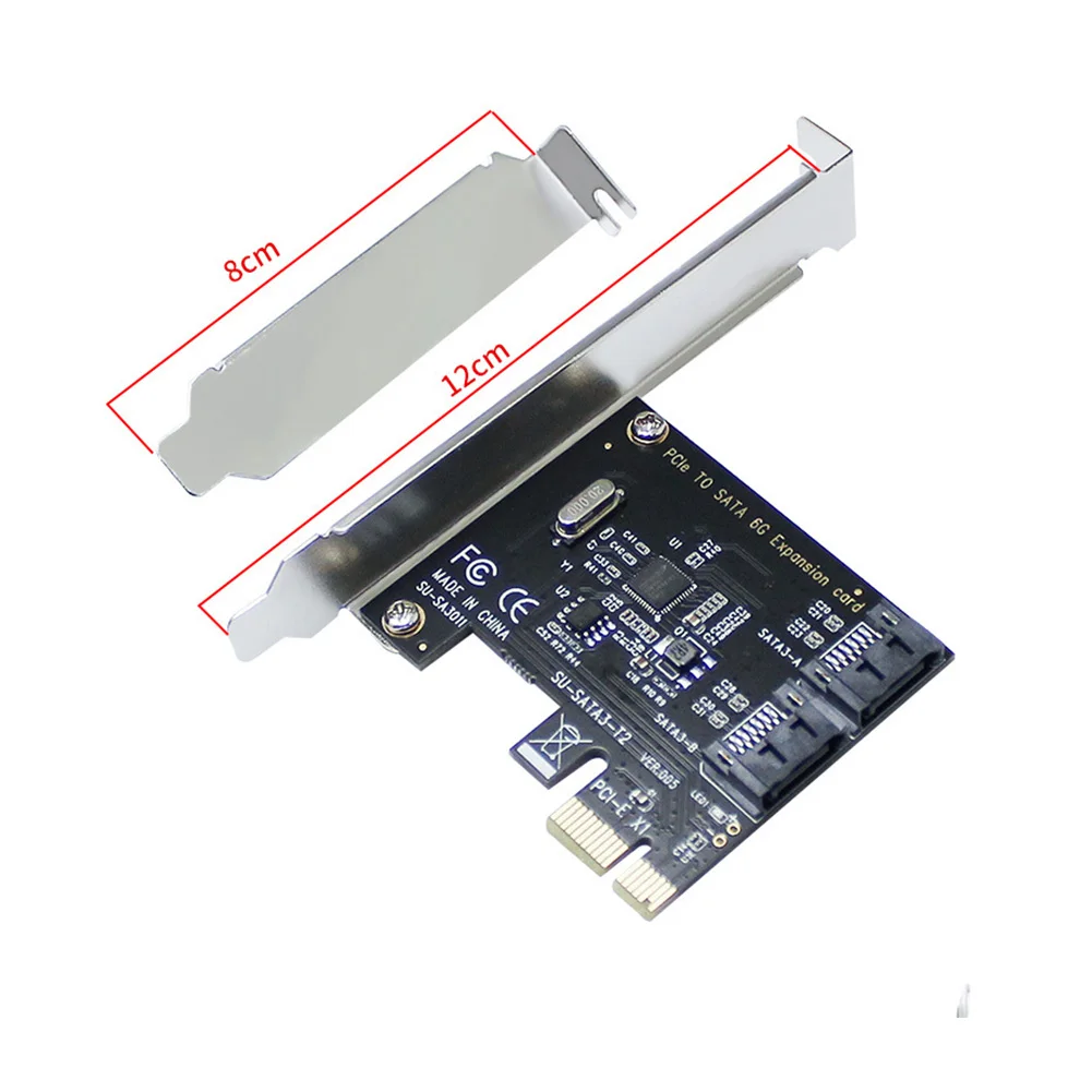PCI-E X4 X8 X16 PCI Express to SATA3.0 2 Ports SATA 6G HDD Expansion Controller Adapter for Computer Riser Cards
PCI-E X4 X8 X16 PCI Express to SATA3.0 2 Ports SATA 6G HDD Expansion Controller Adapter for Computer Riser Cards