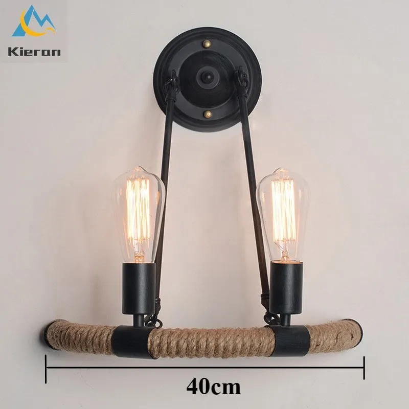 American Country Retro Industrial Style Wall Lamps Creative Restaurant Bar Bathroom Aisle Balcony Hemp Rope Wall Lights Fixtures
American Country Retro Industrial Style Wall Lamps Creative Restaurant Bar Bathroom Aisle Balcony Hemp Rope Wall Lights Fixtures