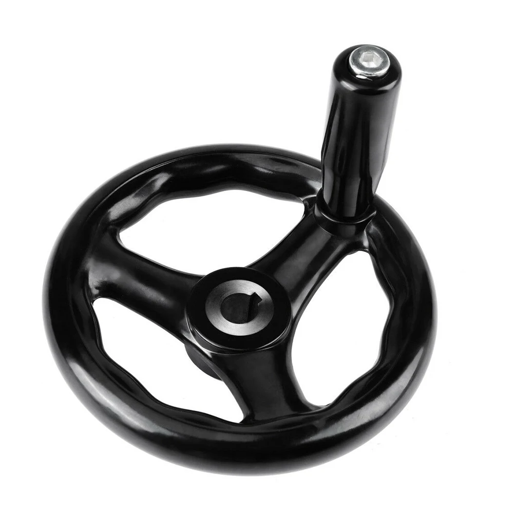 3 Spokes Lathe Professional Tool Revolving Handle For Milling Machine Round Hand Wheel Durable Bakelite Grinder Ripple Design
3 Spokes Lathe Professional Tool Revolving Handle For Milling Machine Round Hand Wheel Durable Bakelite Grinder Ripple Design