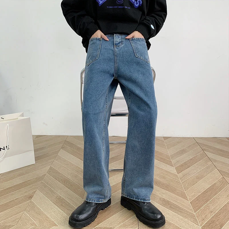 SYUHGFA Men's Clothing Wear 2022 Spring Korean Style Streetwear Fashion Straight Adjustable Jeans Casual Denim Trousers For Male
SYUHGFA Men's Clothing Wear 2022 Spring Korean Style Streetwear Fashion Straight Adjustable Jeans Casual Denim Trousers For Male