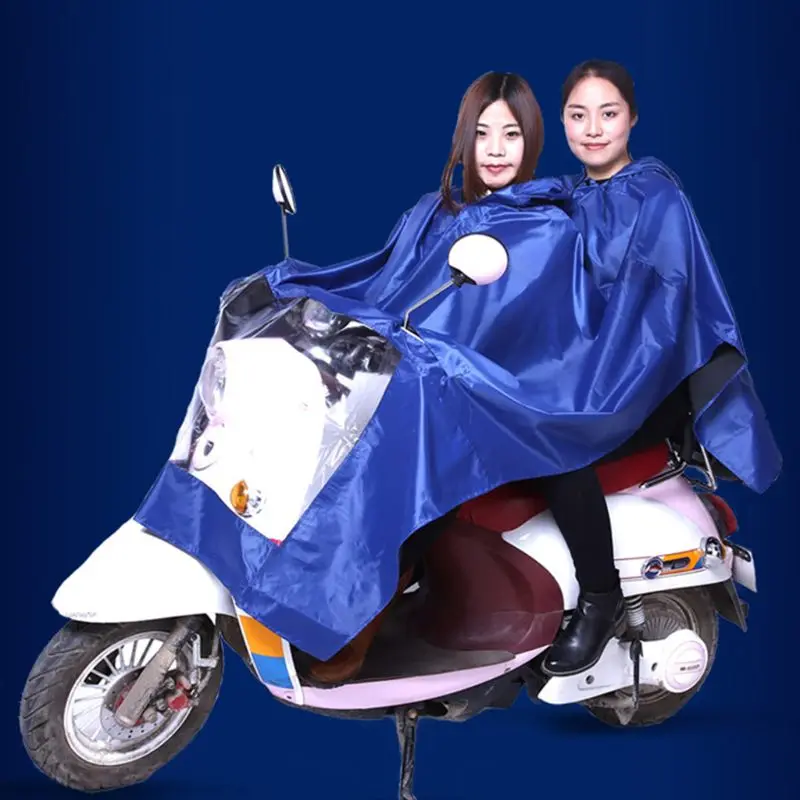 Fashion Motorcycle Thick Double Raincoat with Hood Cap Caves Electric Car Poncho Bicycle Riding Protection Supplies
Fashion Motorcycle Thick Double Raincoat with Hood Cap Caves Electric Car Poncho Bicycle Riding Protection Supplies