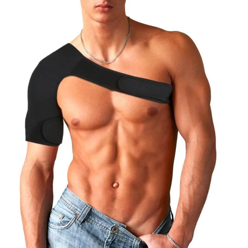 Shoulder Support Brace Back Guard Strap Wrap Belt Band Pads Single Shoulder Adjustable Breathable Sports Care Guard Protect righ
Shoulder Support Brace Back Guard Strap Wrap Belt Band Pads Single Shoulder Adjustable Breathable Sports Care Guard Protect righ