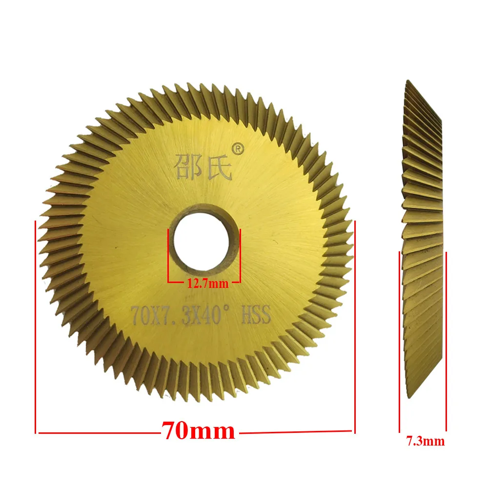High Speed Steel 70*7.3*12.7mm Blade cutt--er for Wen Xing Key Cutting Machine Key Blade Cutting Locksmith Tools 80T
High Speed Steel 70*7.3*12.7mm Blade cutt--er for Wen Xing Key Cutting Machine Key Blade Cutting Locksmith Tools 80T