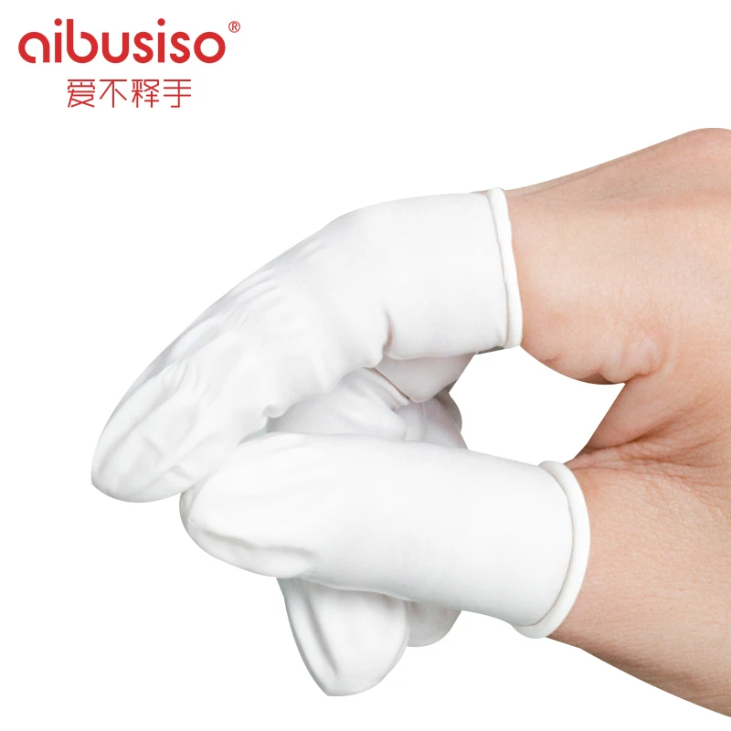AIBUSISO 100pcs/pack Antistatic Durable White Latex Finger Cots Safety Gloves Antislip for chalk Electronic Finger Cots A7202
AIBUSISO 100pcs/pack Antistatic Durable White Latex Finger Cots Safety Gloves Antislip for chalk Electronic Finger Cots A7202