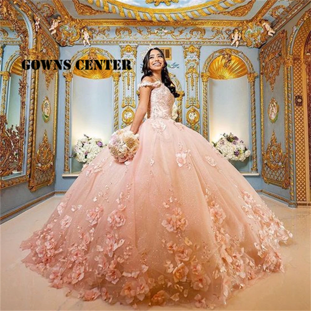 3D Flowers Puff Ball Gown Quinceanera Dresses Formal Prom Graduation Gowns Lace Up Princess Sweet 15 16 Dress vestidos de 15 año
3D Flowers Puff Ball Gown Quinceanera Dresses Formal Prom Graduation Gowns Lace Up Princess Sweet 15 16 Dress vestidos de 15 año