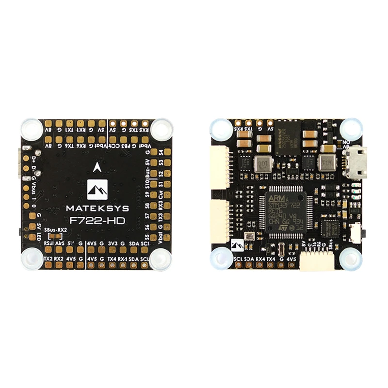 MATEK Systems F722-HD Flight Controller STM32F722RET6 MPU6000 BMP280 Pixel OSD 32M Flash Blackbox for DJI RC FPV Drone Airplane
MATEK Systems F722-HD Flight Controller STM32F722RET6 MPU6000 BMP280 Pixel OSD 32M Flash Blackbox for DJI RC FPV Drone Airplane