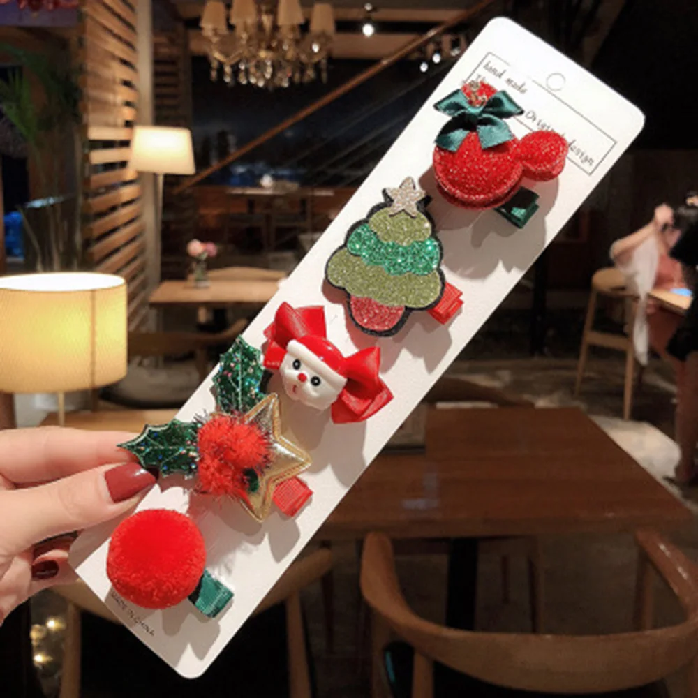 Christmas Hairpin Female Korean Childlike Cartoon Animal Leather Side Clip Hairpin Headdress Girl Hair Clip
Christmas Hairpin Female Korean Childlike Cartoon Animal Leather Side Clip Hairpin Headdress Girl Hair Clip