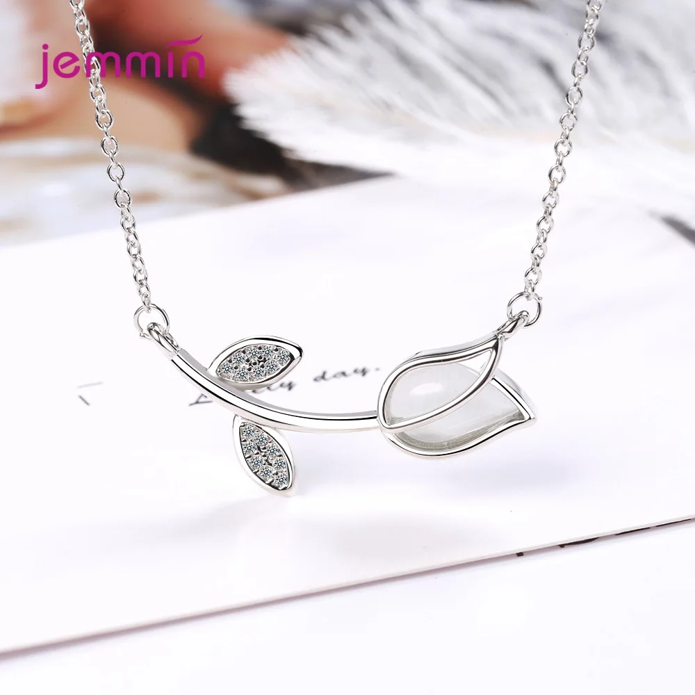 Trendy Women AAA Zircon Rose Flower 925 Sterling Silver Pendant Necklaces Ins Simple Zircon Clavicle Chain Opal Pendant Jewelry
Trendy Women AAA Zircon Rose Flower 925 Sterling Silver Pendant Necklaces Ins Simple Zircon Clavicle Chain Opal Pendant Jewelry