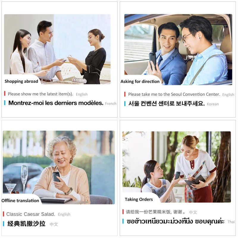 Language Translator With 138 Languages Real Time Voice Translator WiFi/Hotspot/Offline Photo Translator 2.4 Inch HD Touch Screen
Language Translator With 138 Languages Real Time Voice Translator WiFi/Hotspot/Offline Photo Translator 2.4 Inch HD Touch Screen
