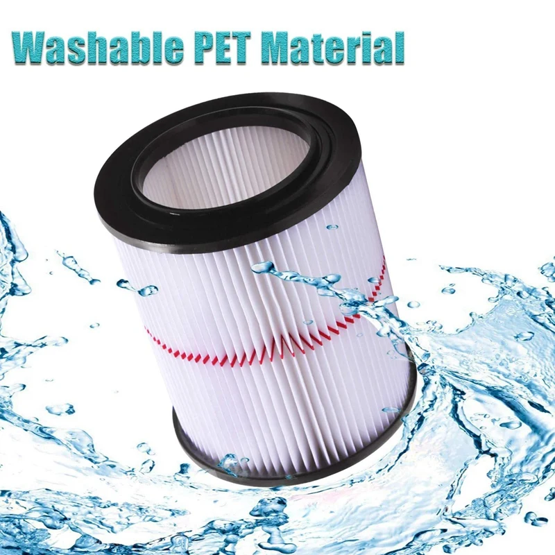 Cartridge Filter Replacement Part Accessories, Compatible for Shop-Vac 9-17816 and 90585 Wet/Dry Vacuum Cleaners
Cartridge Filter Replacement Part Accessories, Compatible for Shop-Vac 9-17816 and 90585 Wet/Dry Vacuum Cleaners