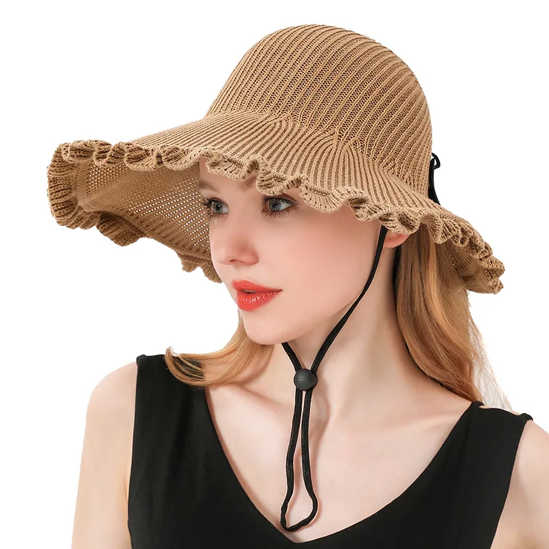 New Beach Knitting Straw Hats For Women Sunscreen Bow-knot Wide Birm Panama Hat Sun Protection Cap Outdoor Vacation Caps Visor
New Beach Knitting Straw Hats For Women Sunscreen Bow-knot Wide Birm Panama Hat Sun Protection Cap Outdoor Vacation Caps Visor