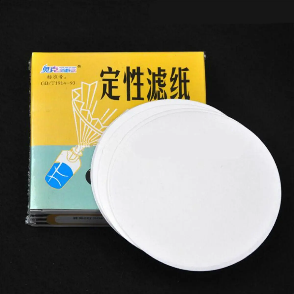 100pcs/box Qualitative Filter Paper Medium Speed For Laboratory Chemistry 4Sizes
100pcs/box Qualitative Filter Paper Medium Speed For Laboratory Chemistry 4Sizes