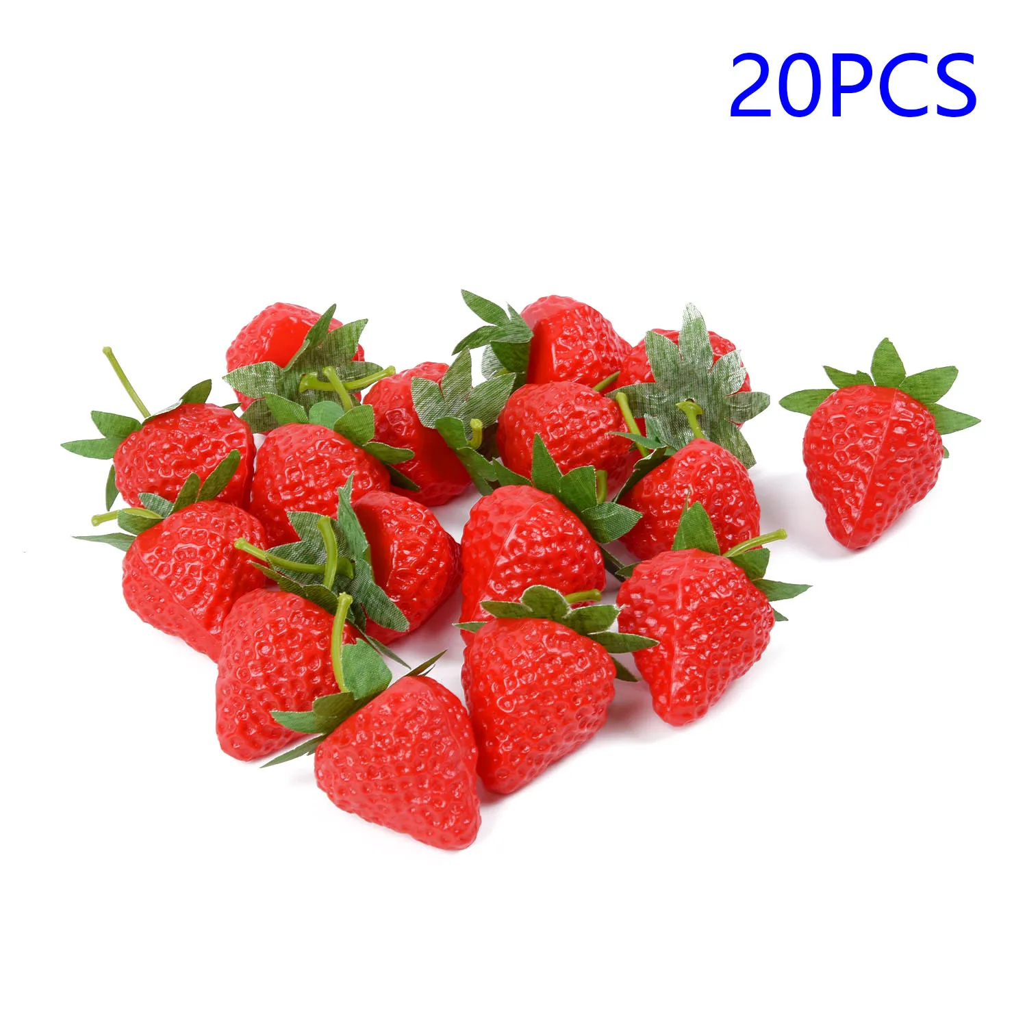 20Pc Artificial Strawberry DIY Plastic Fake Fruit For Craft Photography Props Christmas Home Decor Wedding Ornament
20Pc Artificial Strawberry DIY Plastic Fake Fruit For Craft Photography Props Christmas Home Decor Wedding Ornament