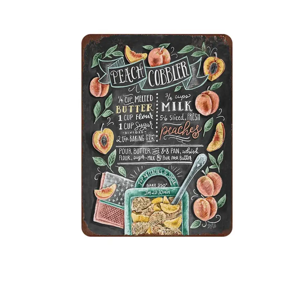 Peach Cobbler Cocktail Metal Sign Plaque Metal Vintage Pub Tin Sign Wall Decor for Bar Pub Club Man Cave Retro Metal Posters
Peach Cobbler Cocktail Metal Sign Plaque Metal Vintage Pub Tin Sign Wall Decor for Bar Pub Club Man Cave Retro Metal Posters