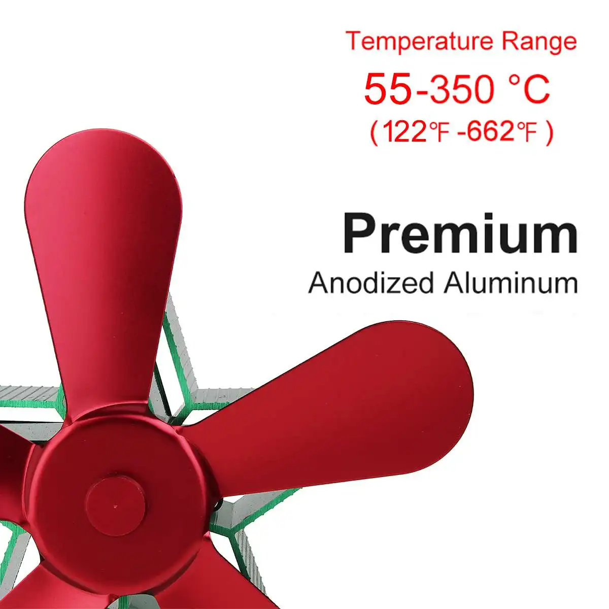 Christmas Tree Type 5 Blade Heat Powered Stove Fan Log Wood Burner Eco Friendly Fireplace Fan Home Efficient Heat Distribution
Christmas Tree Type 5 Blade Heat Powered Stove Fan Log Wood Burner Eco Friendly Fireplace Fan Home Efficient Heat Distribution
