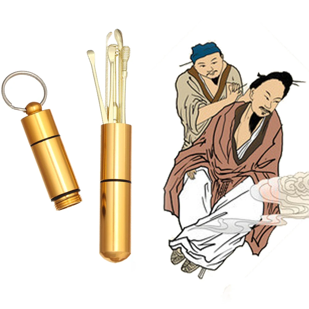 6 шт., набор инструментов для чистки ушей из нержавеющей стали 
6 шт., набор инструментов для чистки ушей из нержавеющей стали