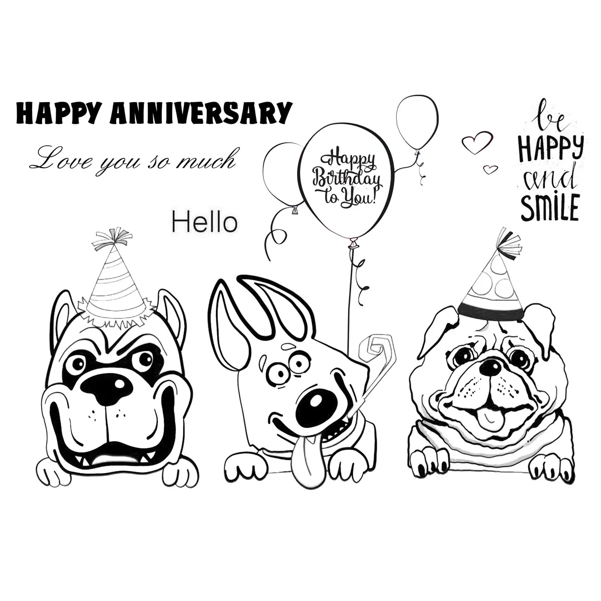 DABOXIBO Birthday Wishes Cartoon Dog Clear Stamps Mold For DIY Scrapbooking Cards Making Decorate Crafts 2020 NEW Arrival
DABOXIBO Birthday Wishes Cartoon Dog Clear Stamps Mold For DIY Scrapbooking Cards Making Decorate Crafts 2020 NEW Arrival