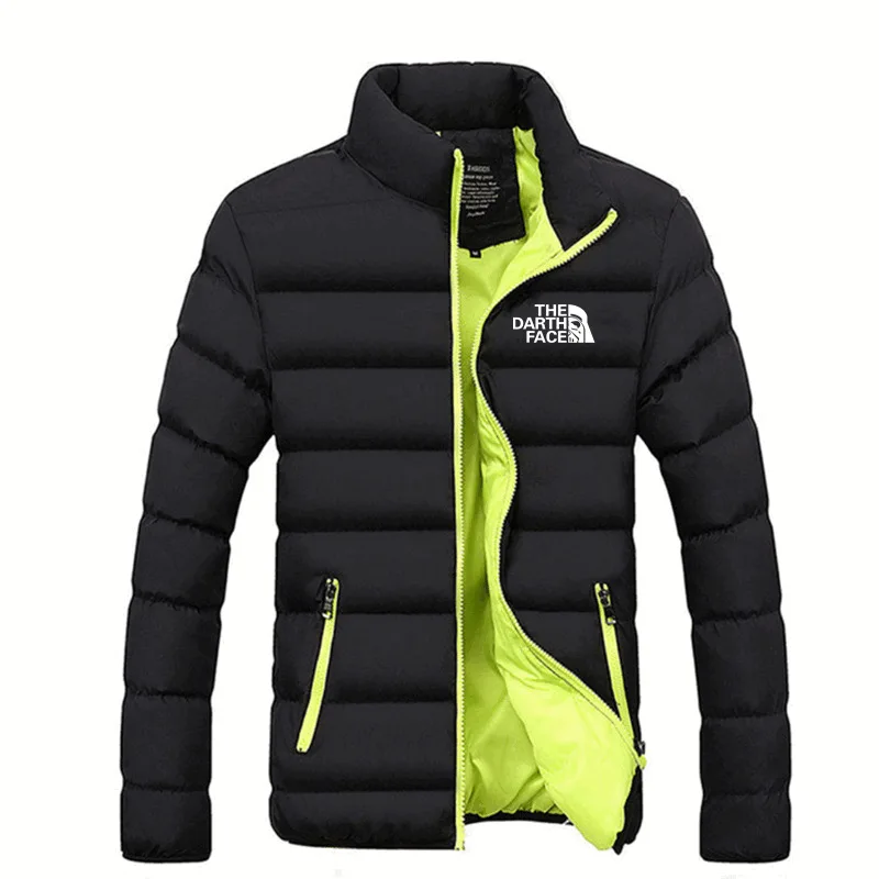 New men's autumn/winter padded jacket thickened stand-up collar Slim letter printed cotton-padded clothes warm cotton-padded clo
New men's autumn/winter padded jacket thickened stand-up collar Slim letter printed cotton-padded clothes warm cotton-padded clo