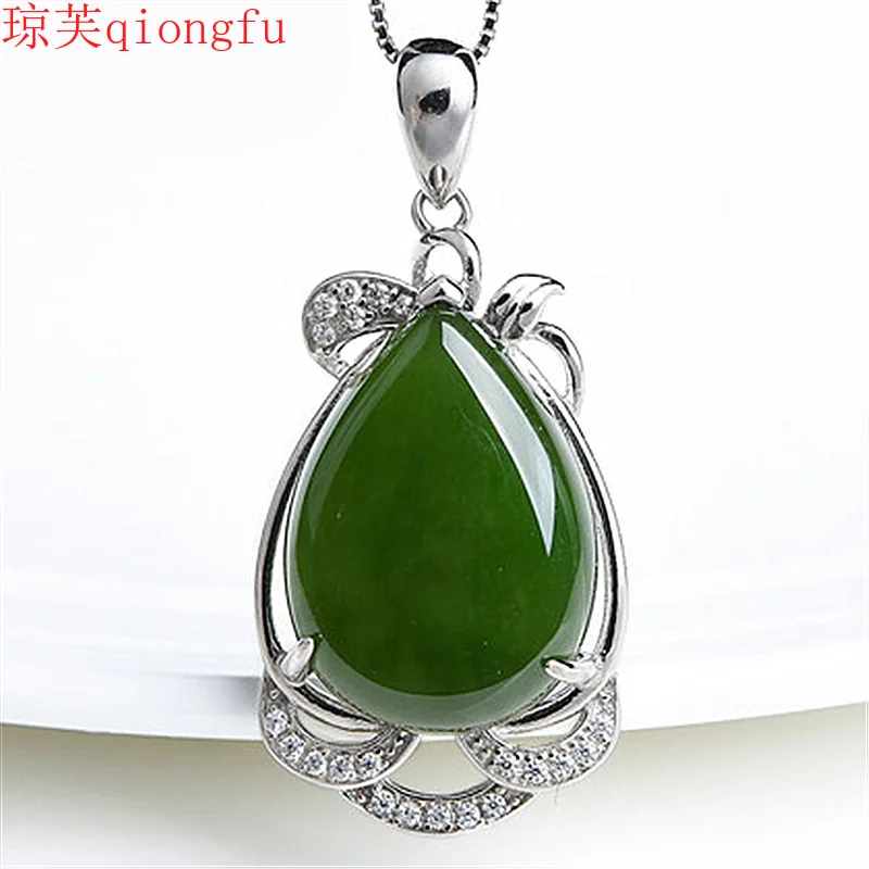 Qiongfu original personality classical elegant flower leaf necklace Tian Yu jasper pendant initial charms women jewelry set
Qiongfu original personality classical elegant flower leaf necklace Tian Yu jasper pendant initial charms women jewelry set