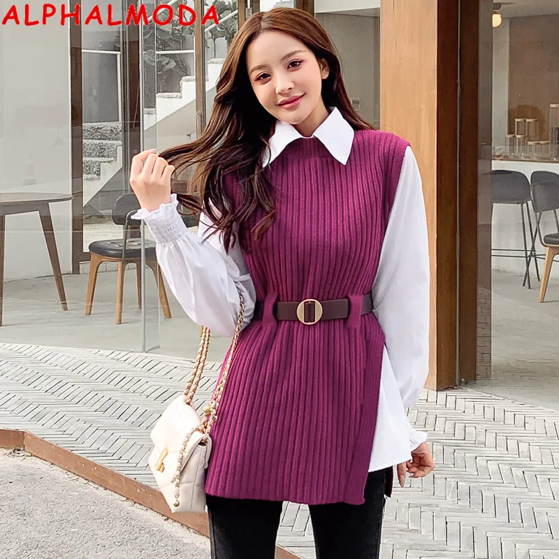 APHALMODA 2021 новый вязаный жилет + рубашка с длинным рукавом женский модный комплект из 2 предметов Женский Тонкий Топ с поясом Универсальный пов...
APHALMODA 2021 новый вязаный жилет + рубашка с длинным рукавом женский модный комплект из 2 предметов Женский Тонкий Топ с поясом Универсальный пов...