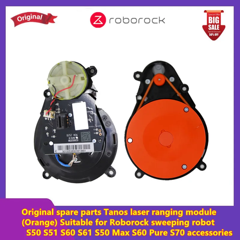 100% original spare parts Tanos laser ranging module (orange) is suitable for Roborock S50 S51 S60 S61 S50 Max S60 Pure S70 acce
100% original spare parts Tanos laser ranging module (orange) is suitable for Roborock S50 S51 S60 S61 S50 Max S60 Pure S70 acce