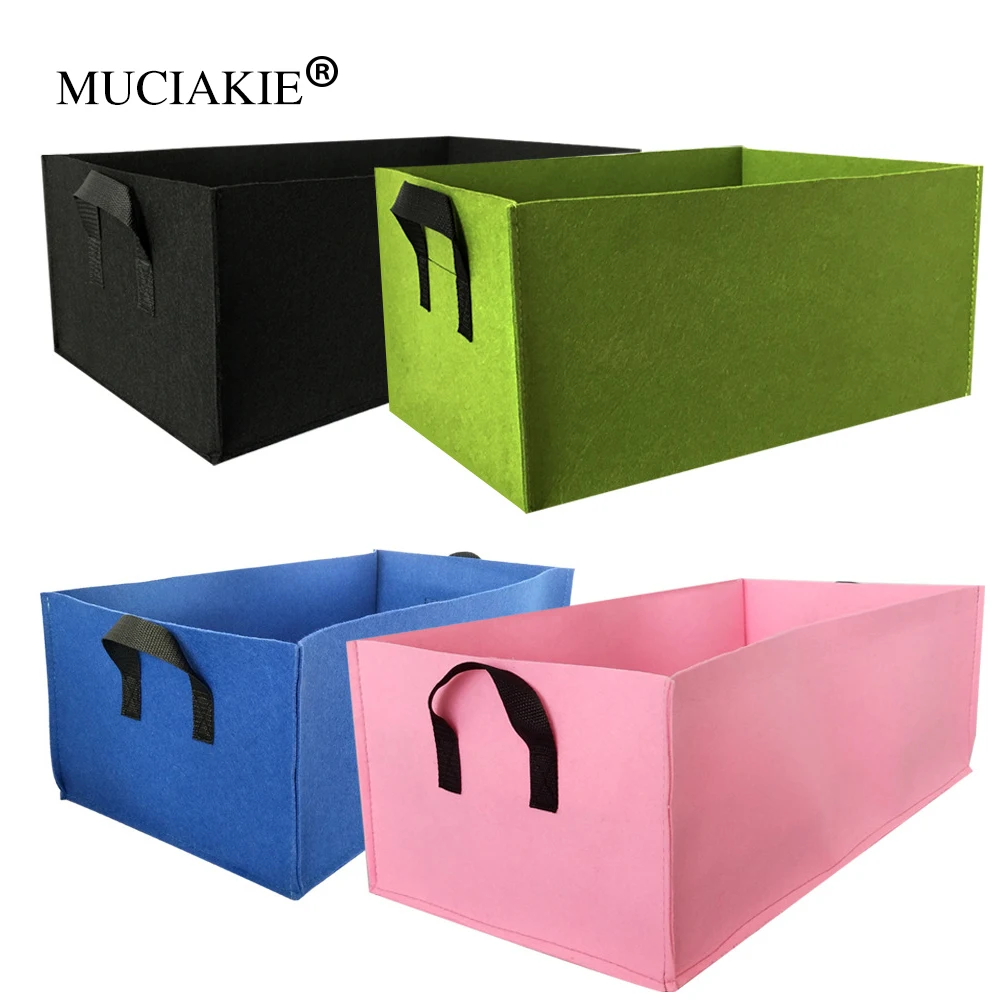 MUCIAKIE 1PC Square Fabric Grow Bag Pot Bags Garden Planting Bag Vegetable Planting Bag Planter Pot With Handles For Plants 
MUCIAKIE 1PC Square Fabric Grow Bag Pot Bags Garden Planting Bag Vegetable Planting Bag Planter Pot With Handles For Plants