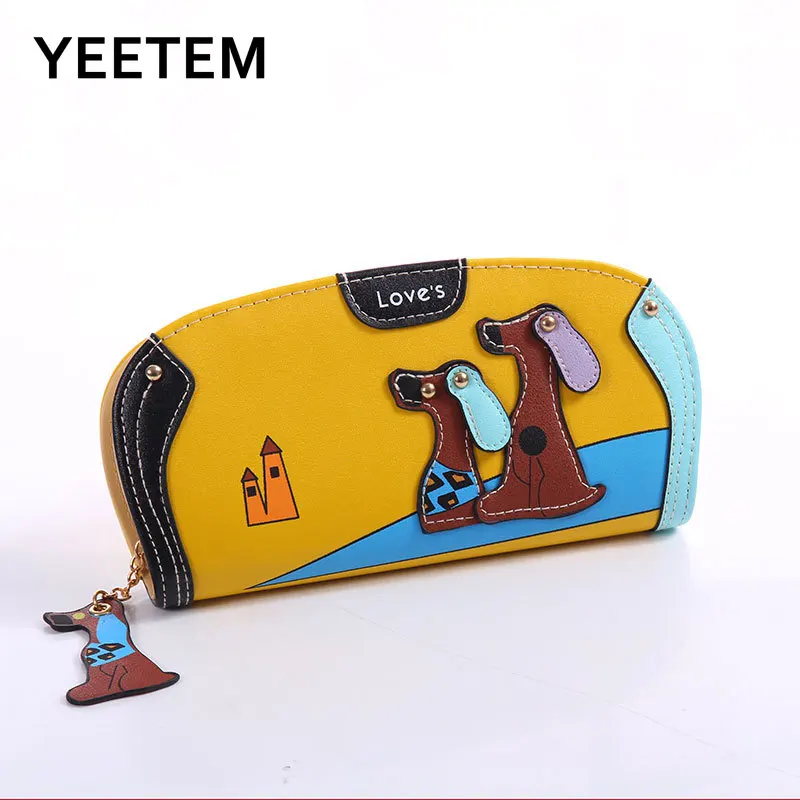 Cute Puppy Wallet Long Fashion Clutch Ladies Wallet Korean Style Cute Stitching Zipper Wallet
Cute Puppy Wallet Long Fashion Clutch Ladies Wallet Korean Style Cute Stitching Zipper Wallet