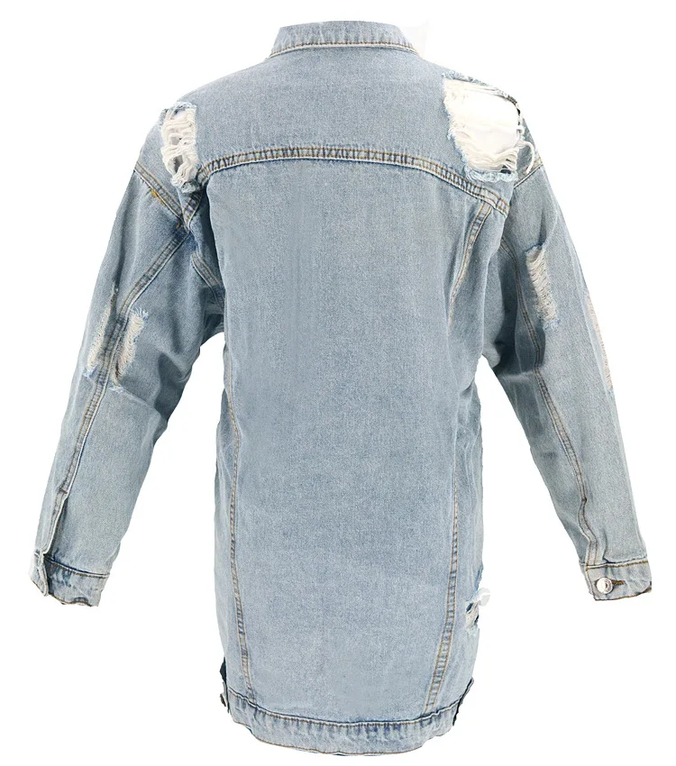 Denim Jackets Women 2020 Spring Autumn New Fashion Female Long Sleeve Ripped Hole Casual Outerwear Denim Coats jacket
Denim Jackets Women 2020 Spring Autumn New Fashion Female Long Sleeve Ripped Hole Casual Outerwear Denim Coats jacket