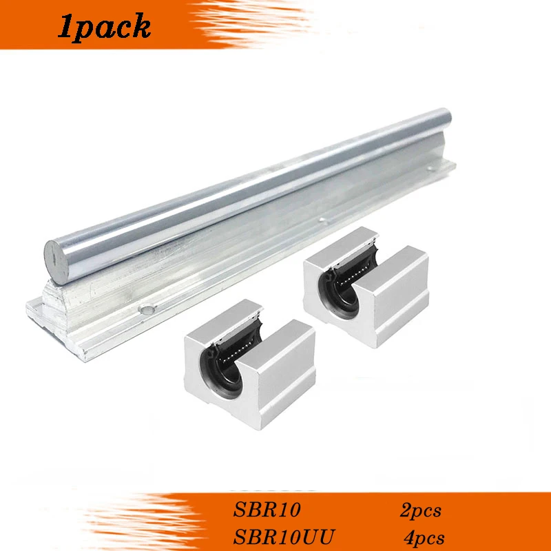 10mm Linear Rail 2pcs SBR10* 200/300/450mm +4pcs SBR10UU Linear Guide Linear Motion Ball Bearing Blocks For CNC Linear Shaft
10mm Linear Rail 2pcs SBR10* 200/300/450mm +4pcs SBR10UU Linear Guide Linear Motion Ball Bearing Blocks For CNC Linear Shaft
