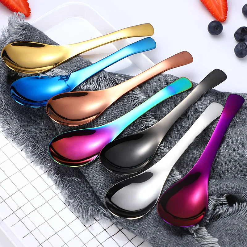 Highly Quality 304 Stainless Steel Spoon 3 Size Large Gold Rice Soup Spoon Kids Ice Cream Dessert Spoon Kitchen Dinner Tableware
Highly Quality 304 Stainless Steel Spoon 3 Size Large Gold Rice Soup Spoon Kids Ice Cream Dessert Spoon Kitchen Dinner Tableware