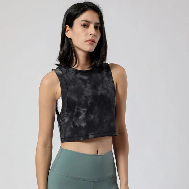 Tie Dye Short Crop Loose Fit Workout Yoga Gym Tank Tops Women Cotton Running Vest Exercise Crop Tops Clothes
Tie Dye Short Crop Loose Fit Workout Yoga Gym Tank Tops Women Cotton Running Vest Exercise Crop Tops Clothes