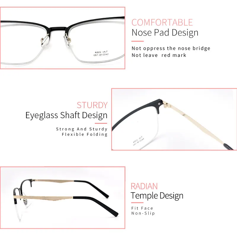KANDREA 2021 Optical Men Anti Blue Ray Glasses Myopia Square Eyeglasses Vintage Half-frame Male Spectacles Prescription Eyewear
KANDREA 2021 Optical Men Anti Blue Ray Glasses Myopia Square Eyeglasses Vintage Half-frame Male Spectacles Prescription Eyewear