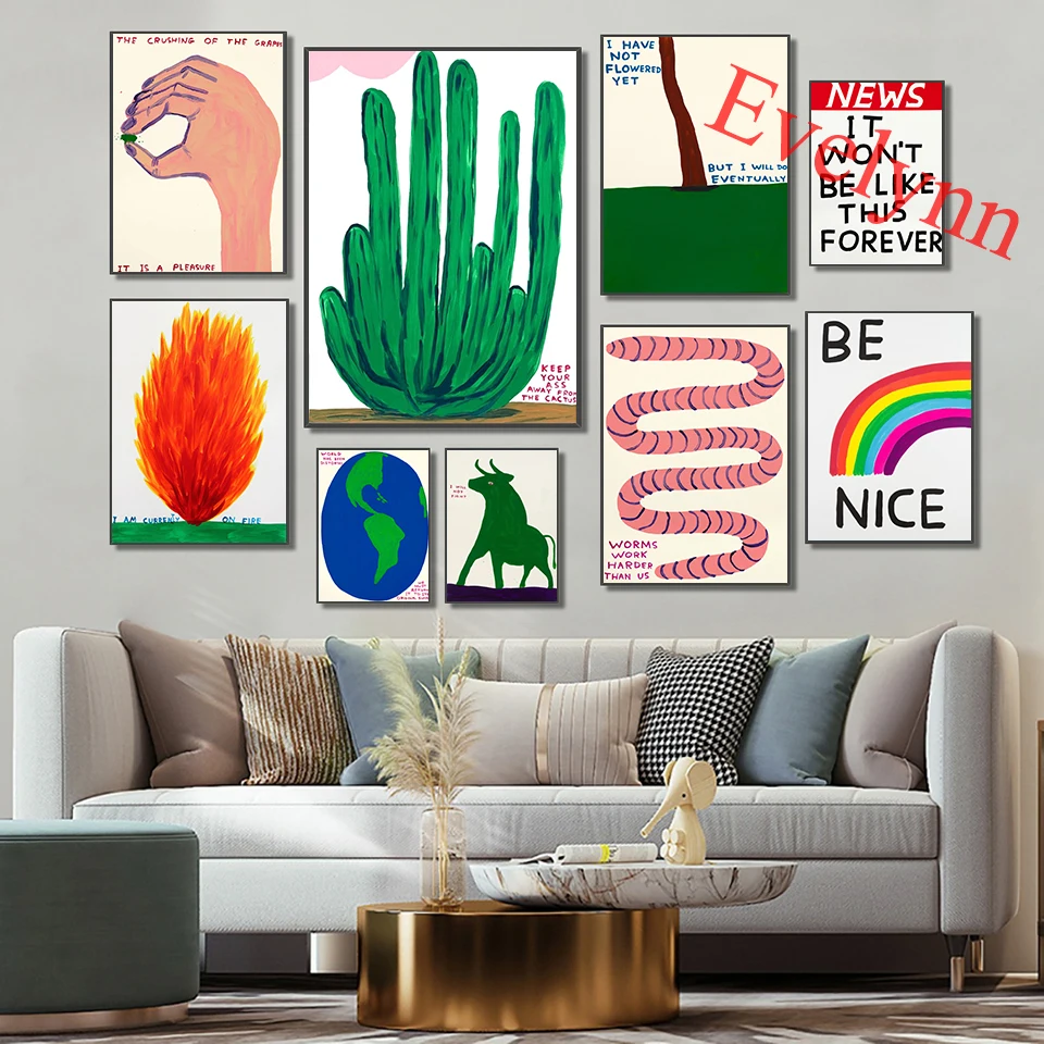 David Shrigley Light Bulb Plant Rainbow Wall Art Poster And Prints Living Room Decor Canvas Painting Nordic Home Decor Pictures
David Shrigley Light Bulb Plant Rainbow Wall Art Poster And Prints Living Room Decor Canvas Painting Nordic Home Decor Pictures
