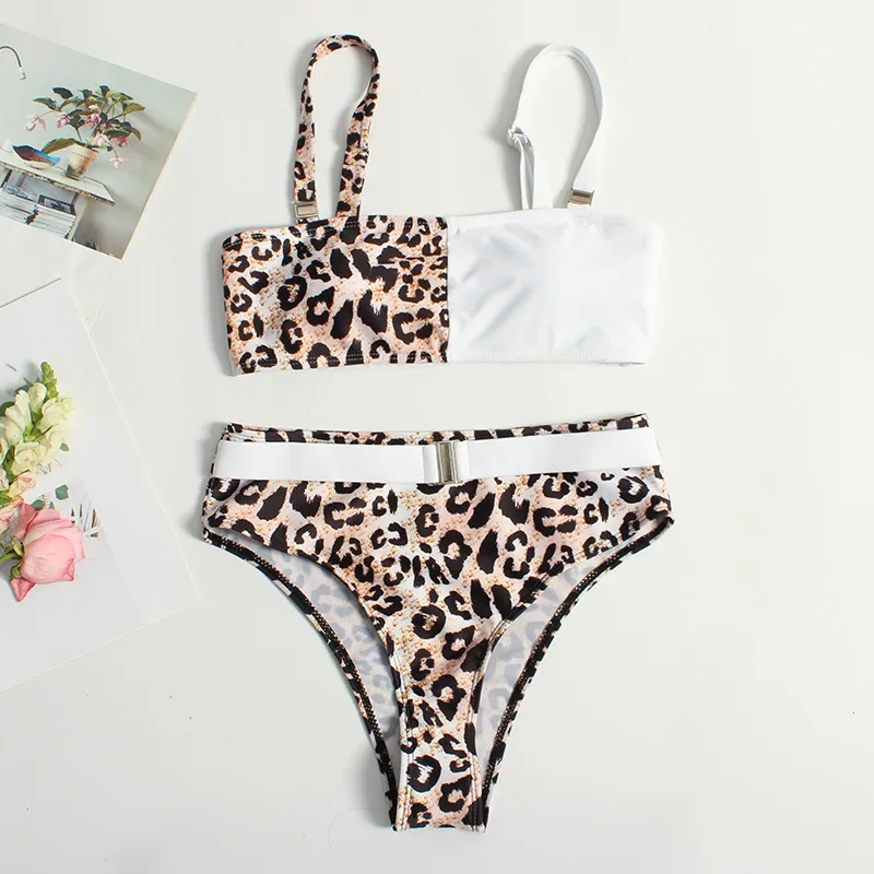 Swimsuit Bikini Sexy Push Up Leopard Print Bikins High Quality High Waist Metal Buttons Split Women Bathing Suits Bikini Set
Swimsuit Bikini Sexy Push Up Leopard Print Bikins High Quality High Waist Metal Buttons Split Women Bathing Suits Bikini Set