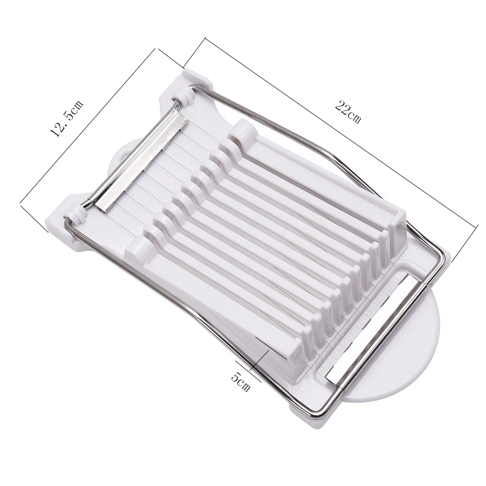 Lunch Meat Slicer Stainless Steel Banana Slicer Fruit Egg Ham Slice Sushi Cutter Canned Multifunctional Kitchen Home Segmentatio 
Lunch Meat Slicer Stainless Steel Banana Slicer Fruit Egg Ham Slice Sushi Cutter Canned Multifunctional Kitchen Home Segmentatio