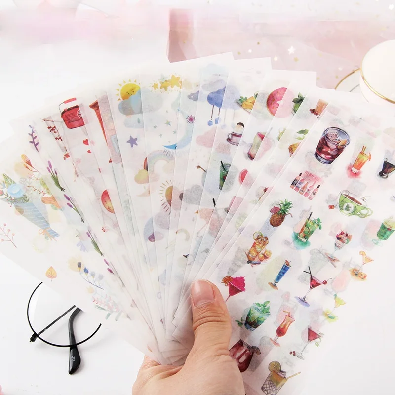 6 Sheets/set 20 Styles Cartoon Hand Account Sticker Diary Material Set Cute Girl Phone Decoration Kawaii Korean Stationery
6 Sheets/set 20 Styles Cartoon Hand Account Sticker Diary Material Set Cute Girl Phone Decoration Kawaii Korean Stationery