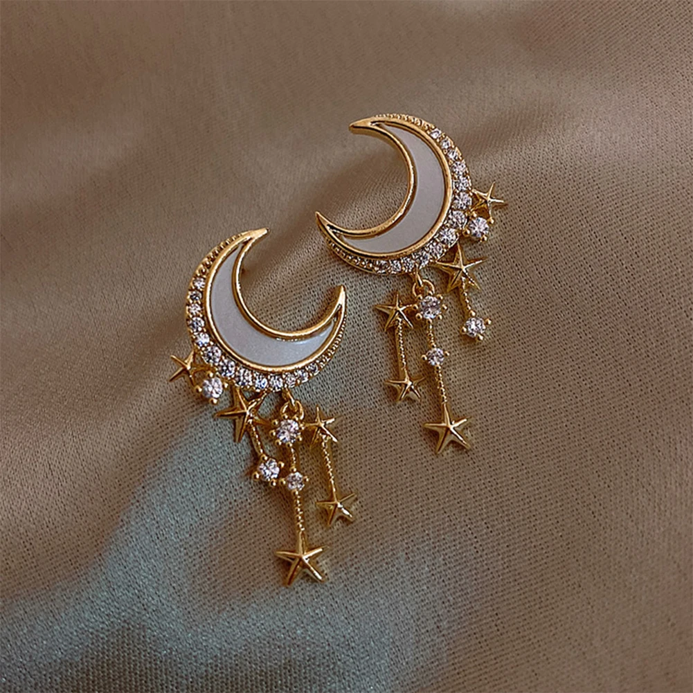 2022 New Trendy Moon Dangle Earrings For Women Temperament Pearl Cherry Cat Rhinestone Pendant Earring Girl Party Jewelry Gift
2022 New Trendy Moon Dangle Earrings For Women Temperament Pearl Cherry Cat Rhinestone Pendant Earring Girl Party Jewelry Gift