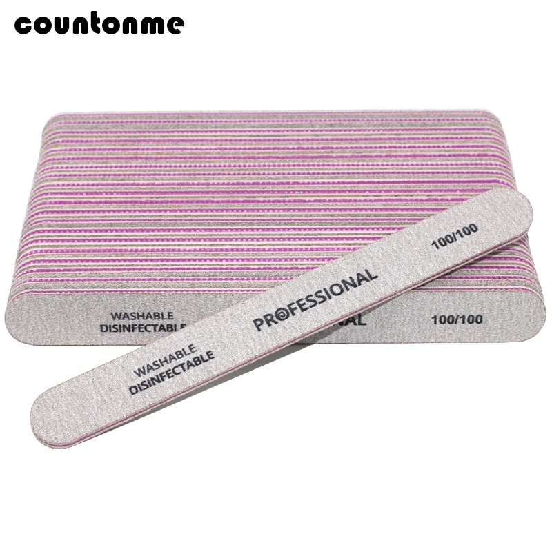 50Pcs Grey Straight Nail File 100/100 Sanding Buffer Block Pedicure Manicure Buffing Nail Art Tools Professional Nail Files set
50Pcs Grey Straight Nail File 100/100 Sanding Buffer Block Pedicure Manicure Buffing Nail Art Tools Professional Nail Files set